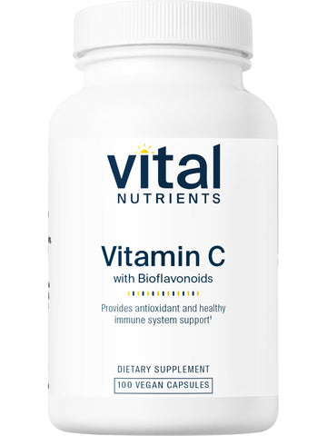 Vital Nutrients, Vitamin C with Bioflavonoids, 100 vegetarian capsules