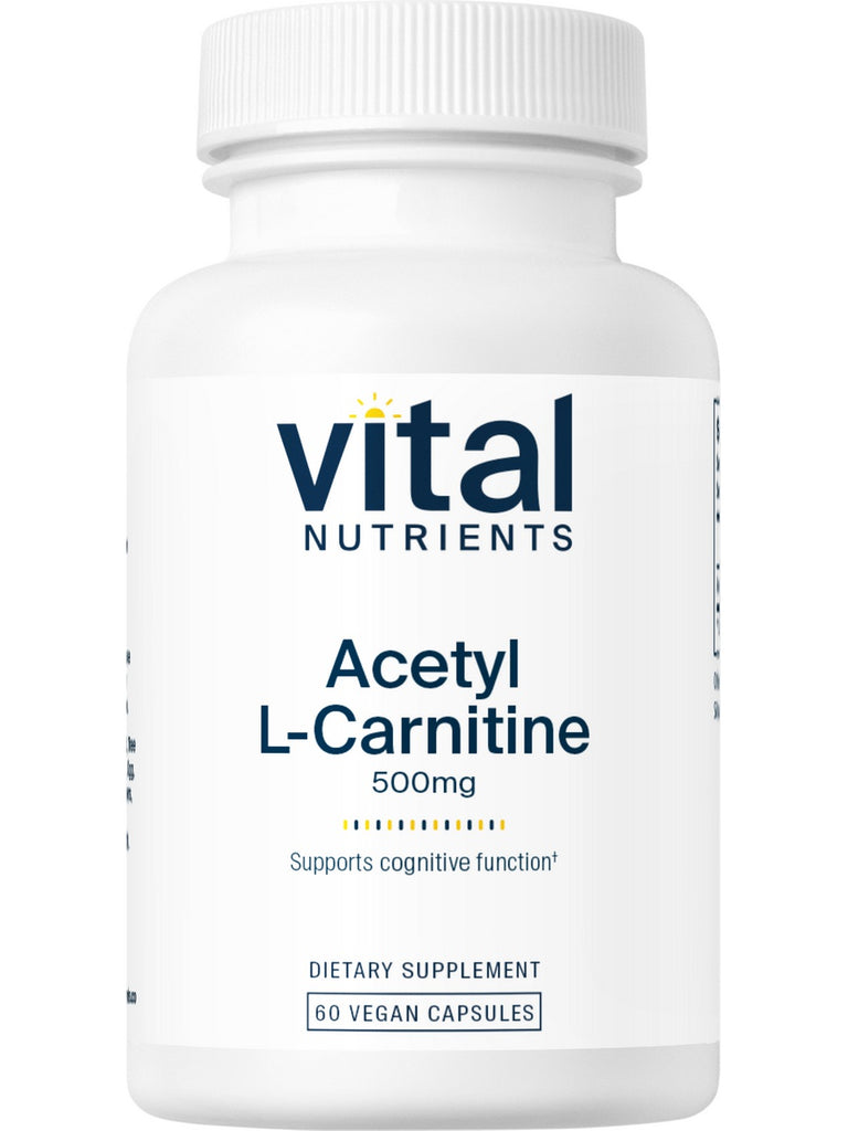 Vital Nutrients, Acetyl L-Carnitine 500mg, 60 vegetarian capsules