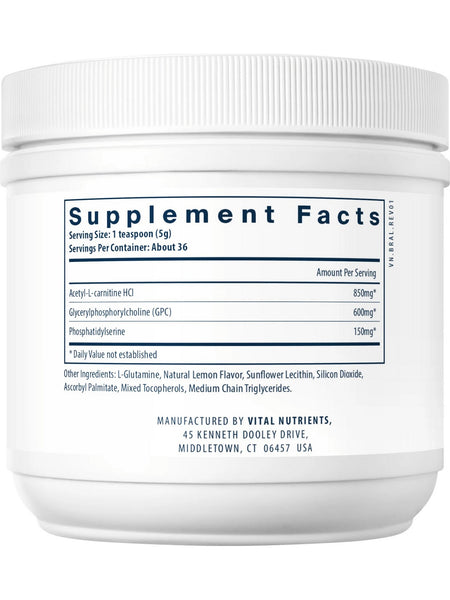 Vital Nutrients, Vital Brain Powder®, 180 grams