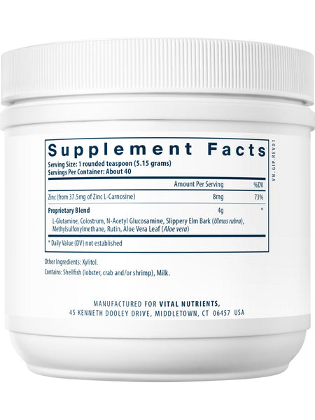 Vital Nutrients, GI Repair Powder, 206 grams