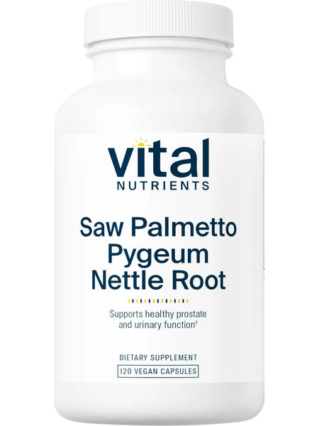 Vital Nutrients, Saw Palmetto Pygeum Nettle Root, 120 Vegan Capsules