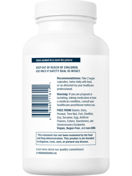 Vital Nutrients, Taurine 1000mg, 120 vegetarian capsules