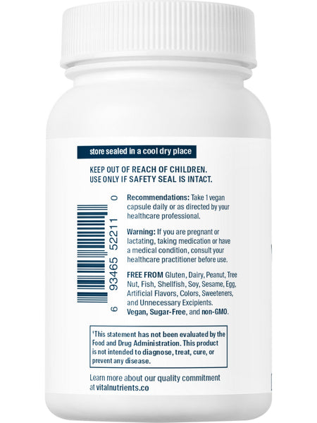 Vital Nutrients, Zinc (citrate) 30mg, 90 vegetarian capsules