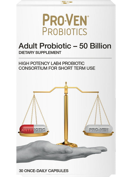 Pro-Ven Probiotics, Adult Probiotic-50 Billion, 30 Once-Daily Capsules