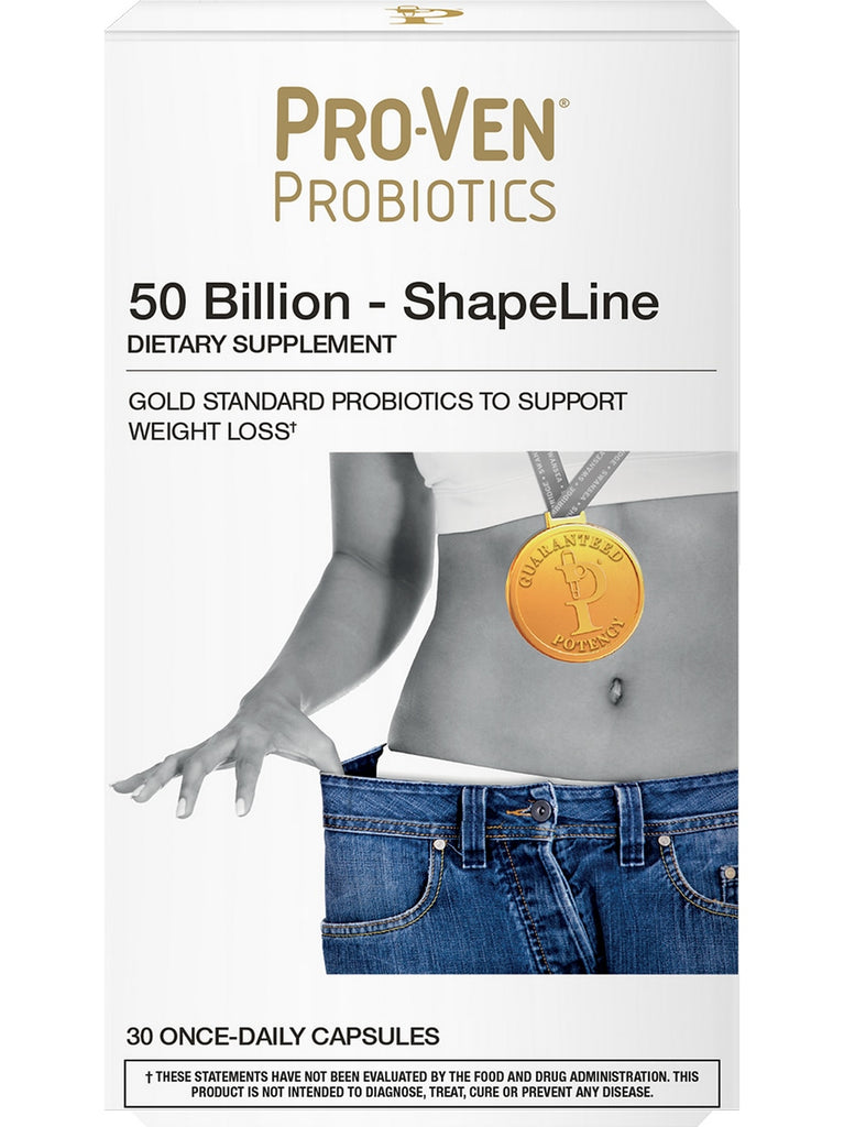 Pro-Ven Probiotics, 50 Billion-ShapeLine, 30 Once-Daily Capsules