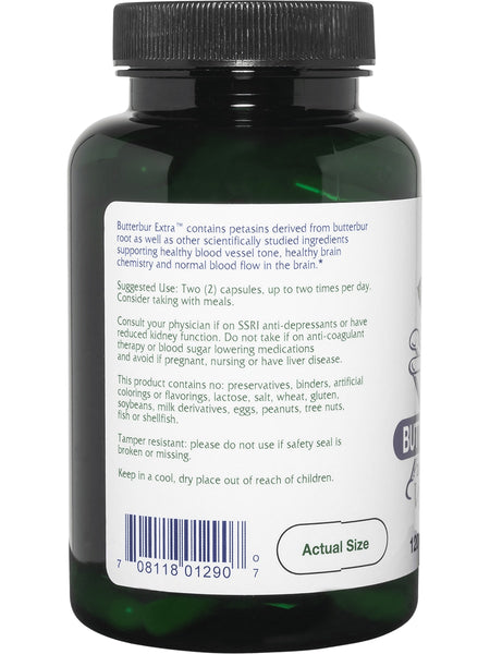 Vitanica, Butterbur Extra, 120 Vegetarian Capsules