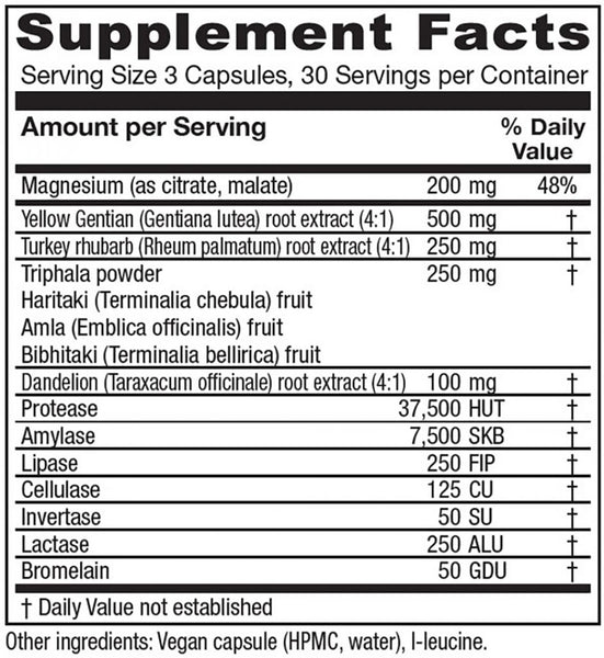 Vitanica, Colon Motility Blend, 90 Vegetarian Capsules