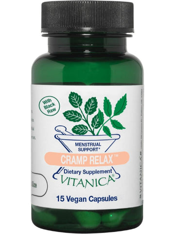 Vitanica, Cramp Bark Extra, 15 Vegetarian Capsules