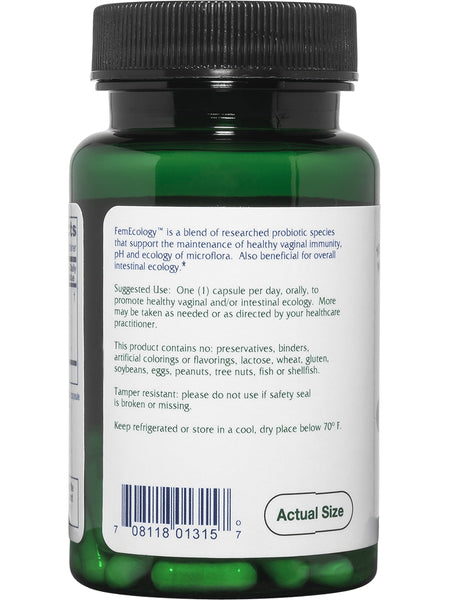 Vitanica, FemEcology, 30 Vegetarian Capsules