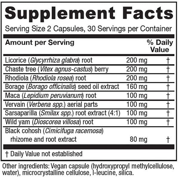 Vitanica, FemRebalance, 60 Vegetarian Capsules