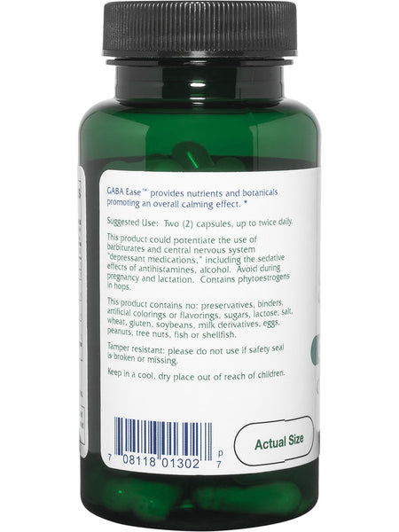 Vitanica, GABA Ease, 60 Vegetarian Capsules