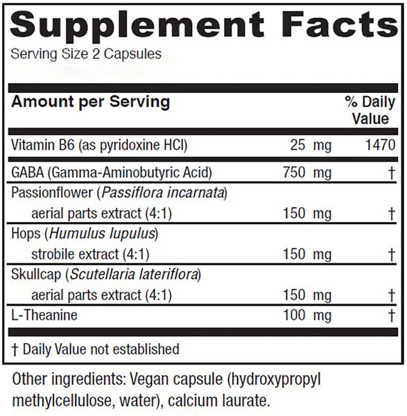 Vitanica, GABA Ease, 60 Vegetarian Capsules