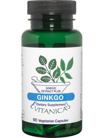 Vitanica, Ginkgo, 90 Vegetarian Capsules