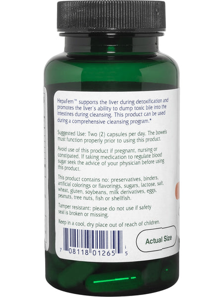 Vitanica, HepaFem, 60 Vegetarian Capsules