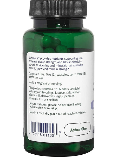 Vitanica, Luminous, 60 Vegetarian Capsules
