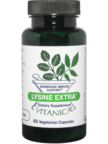 Vitanica, Lysine Extra, 60 Vegetarian Capsules