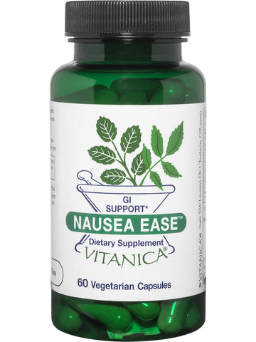 Vitanica, Nausea Ease, 60 Vegetarian Capsules