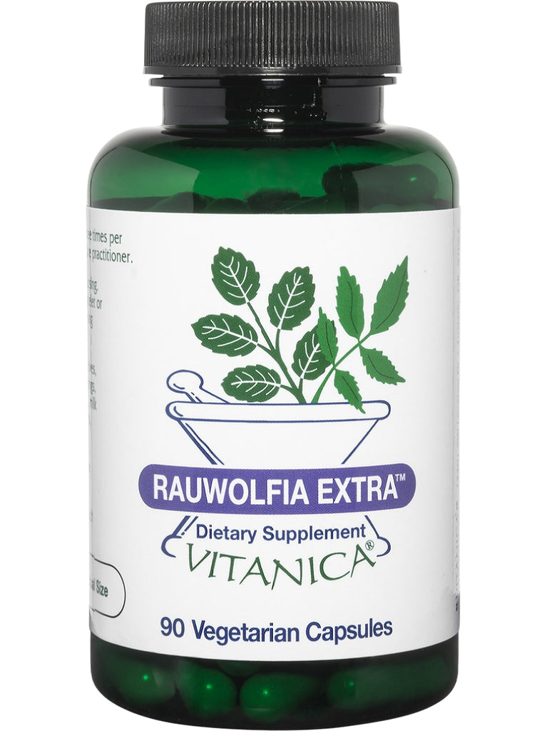 Vitanica, Rauwolfia Extra, 90 Vegetarian Capsules