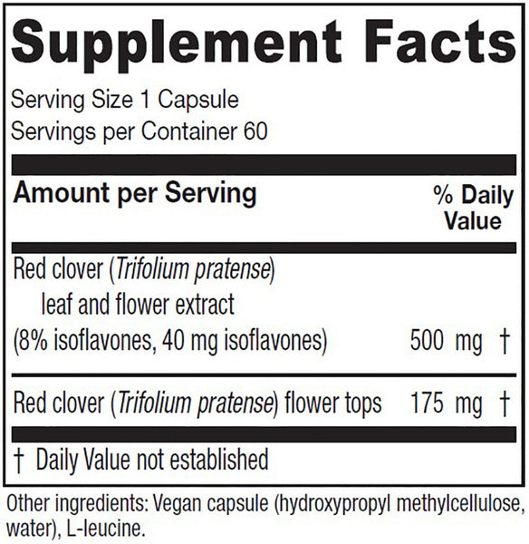 Vitanica, Red Clover, 60 Vegetarian Capsules
