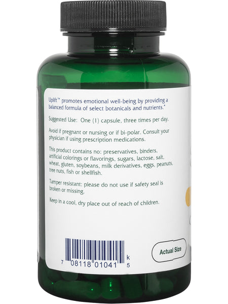 Vitanica, Uplift, 120 Vegetarian Capsules
