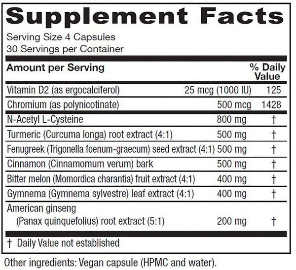 Vitanica, Metabolic Manager, 120 Vegetarian Capsules