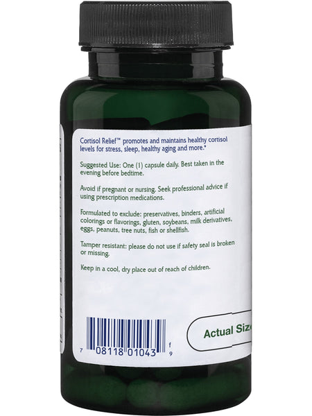 Vitanica, Cortisol Relief, 60 Vegetarian Capsules