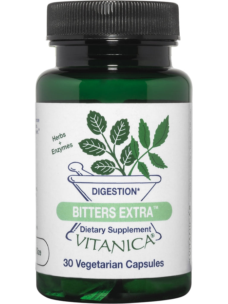 Vitanica, Bitters Extra, 30 Vegetarian Capsules