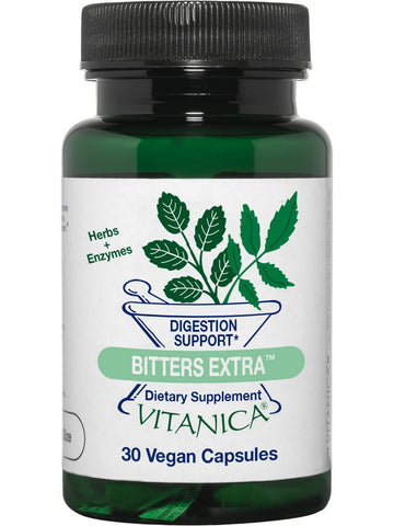 Vitanica, Bitters Extra, 30 Vegan Capsules