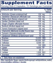Vitanica, Bitters Extra, 30 Vegan Capsules