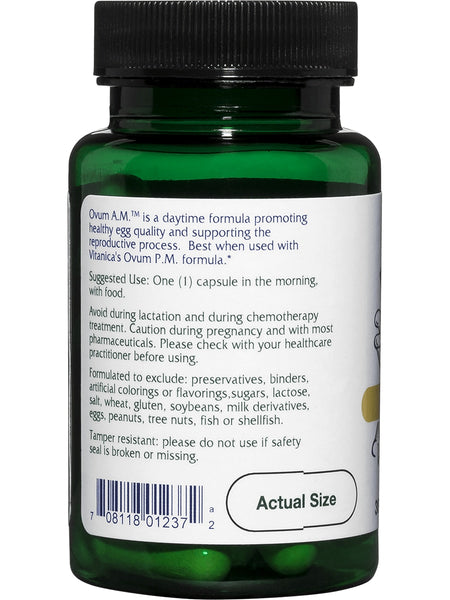 Vitanica, Ovum A.M., 30 Vegetarian Capsules