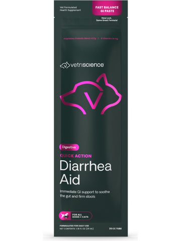 VetriScience Laboratories, Quick Action Diarrhea Aid, 35cc Tube