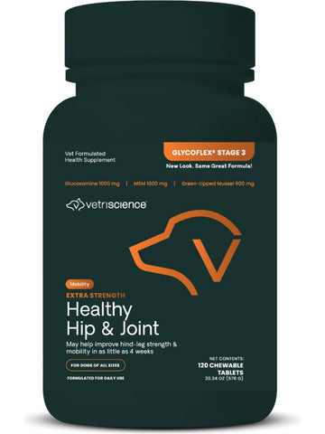 VetriScience Laboratories, Glyco Flex Stage 3, 120 Chewable Tablets