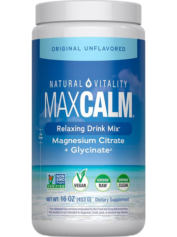 Natural Vitality, Maxcalm, Original Unflavored, 16 oz