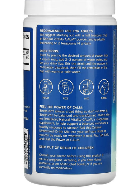 Natural Vitality, Calm, Original Unflavored, 16 oz