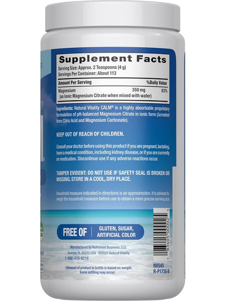 Natural Vitality, Calm, Original Unflavored, 16 oz