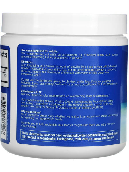 Natural Vitality, Calm, Original Unflavored, 8 oz