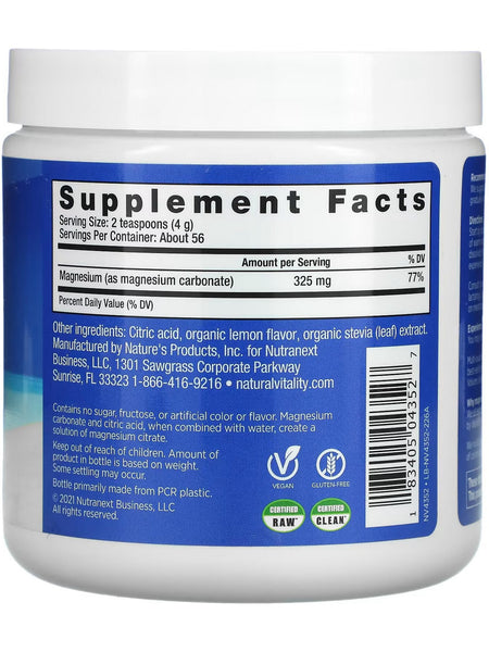 Natural Vitality, Calm, Sweet Lemon, 8 oz