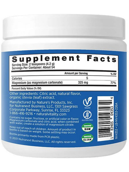 Natural Vitality, Calm, Cherry, 8 oz