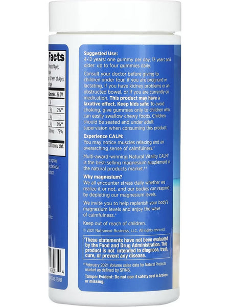 Natural Vitality, Calm Gummies, Orange, 120 Gummies