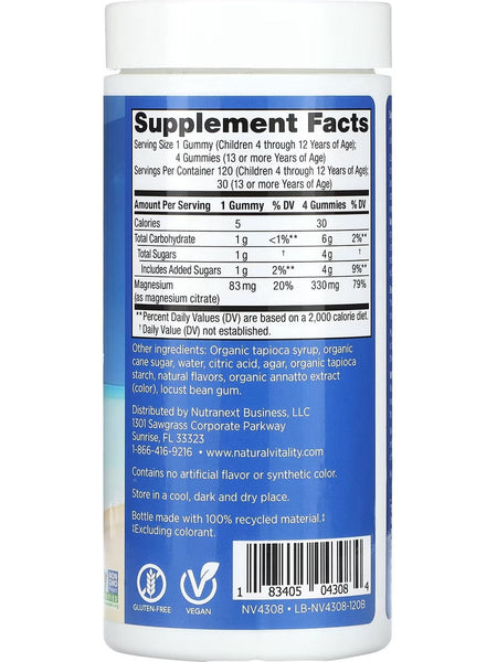 Natural Vitality, Calm Gummies, Orange, 120 Gummies