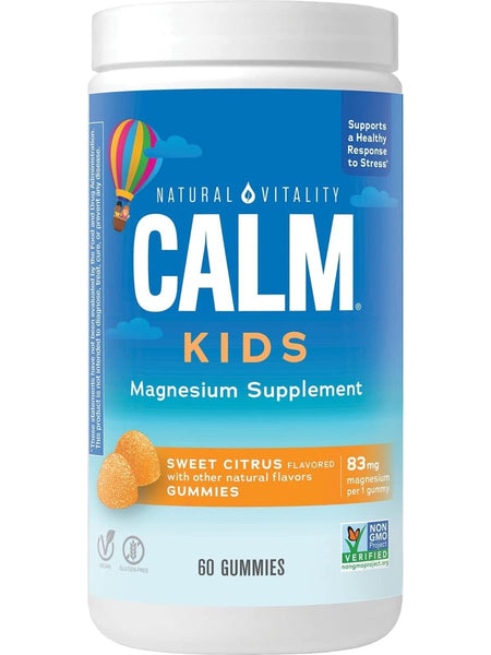 Natural Vitality, Calm Kids, Sweet Citrus, 60 Gummies