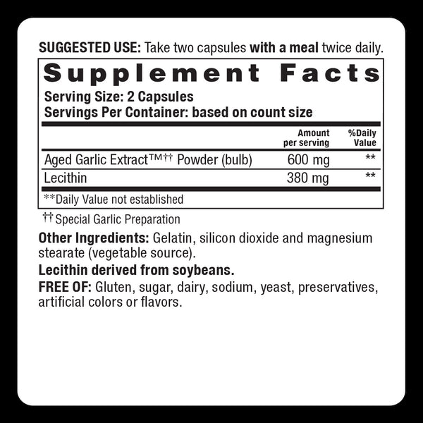 Wakunaga, Kyolic, Cholesterol Health, Lecithin Formula 104, 100 Capsules