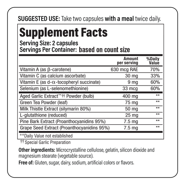 Wakunaga, Kyolic, Detox & Anti-aging, A,C,E & Herbal Antioxidants Formula 105, 100 Capsules