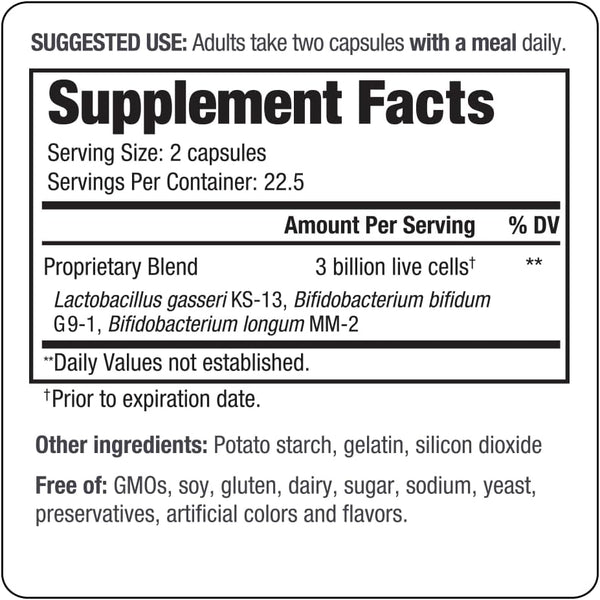 Wakunaga, Kyo Dophilus, Daily Probitotic, Immune health and digestive support, 45 Capsules