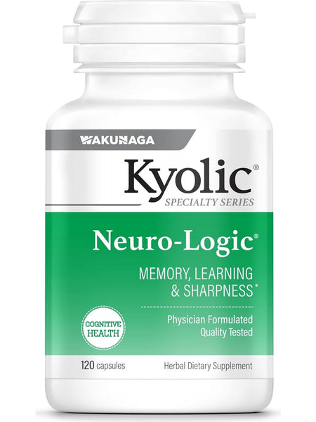Wakunaga, Kyolic, Neuro Logic, Memory, Learning & Sharpness, 120 Capsules