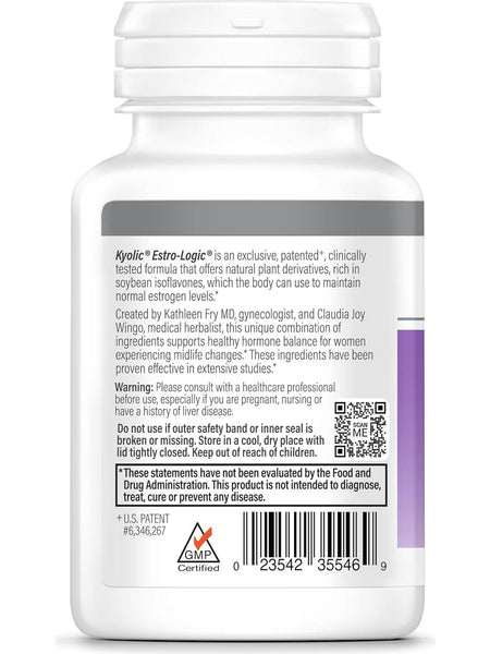 Wakunaga, Kyolic, Estro-Logic, Optimal Estrogen Balance, 60 capsules
