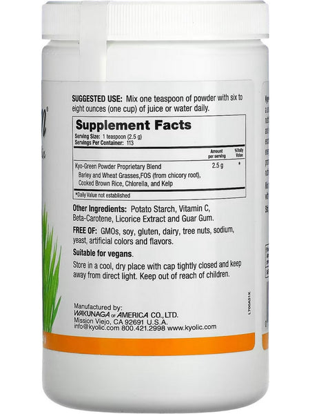Wakunaga, Kyo Green, Greens Blend, Energy, 10 oz