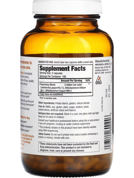 Wakunaga, Kyolic, Daily Probiotic, 360 Capsules