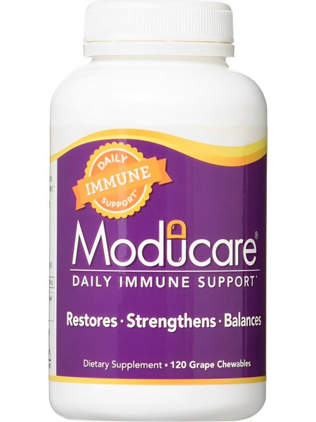Wakunaga, Moducare, Moducare Daily Immune Support, Grape Chewable, 120 Grape Chewables