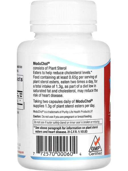 Wakunaga, Moducare, Moduchol Daily Heart Support, 60 Vegetarian Capsules